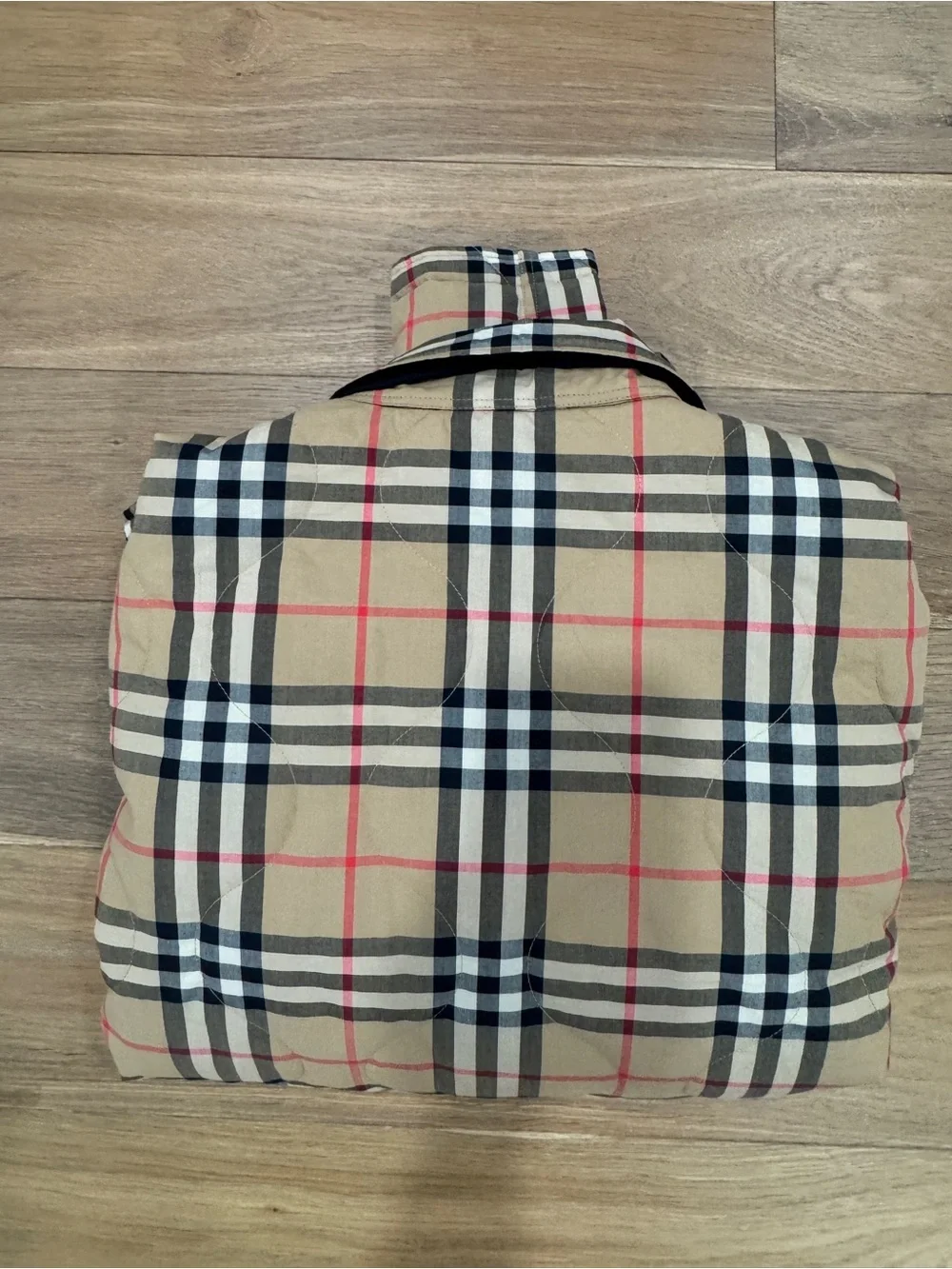 Burberry - Reversible Quilted Nylon Jacket with Signature Burberry Pattern - Picture 10 of 13